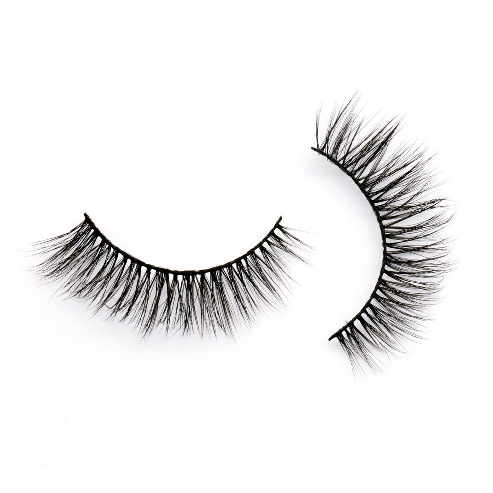 Inquiry for 2020 Fashion Style Synthetic Strip Lashes Natural Style Silk Eyelashes in the UK with Customized Box YY98